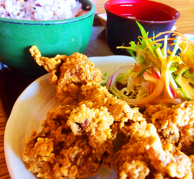 鶏から揚げ定食